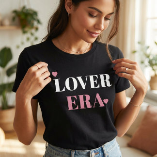 Lover Era Valentine's Day | Pink & Red Hearts  Tri-Blend Shirt