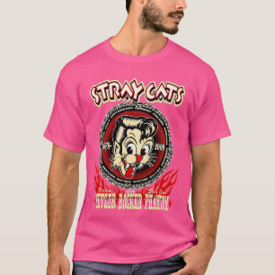 Lover Gift Music Band Stray Cats T-Shirt