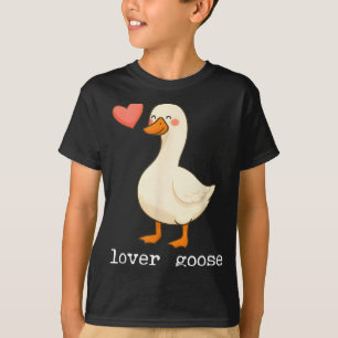 Lover Goose And Fighter Goose, Funny Couple Goose T-Shirt