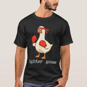 Lover Goose And Fighter Goose, Funny Couple Goose T-Shirt