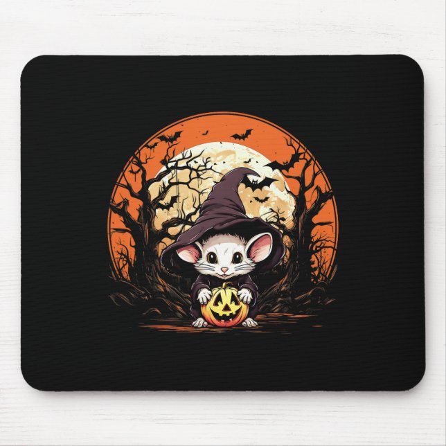 Lover Halloween Spooky Ghost Costume Style  Mouse Pad (Front)