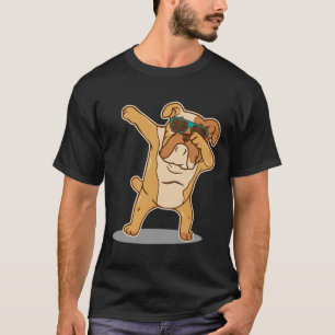 Lover I Dabbing English Bulldog T-Shirt