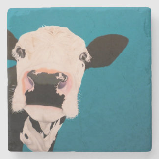 'Lover Not a Fighter' Stone Coaster