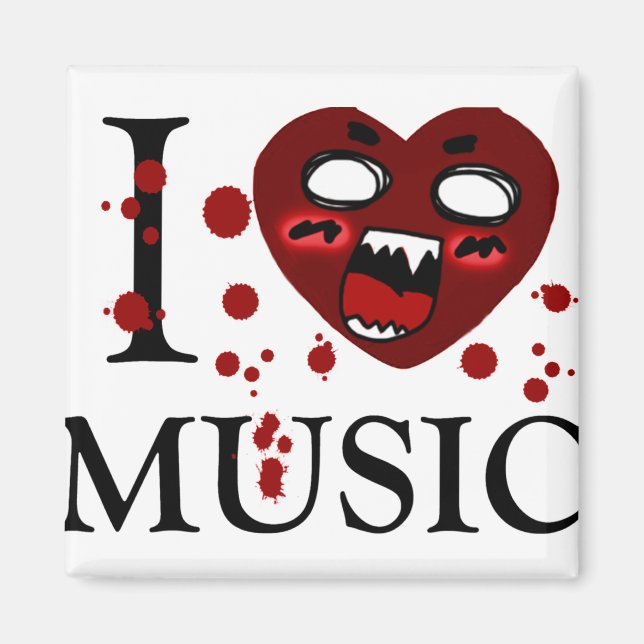 Lover of music_ magnet (Front)