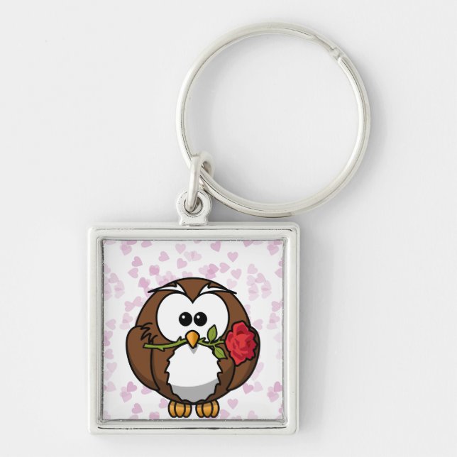 lover owl key ring (Front)