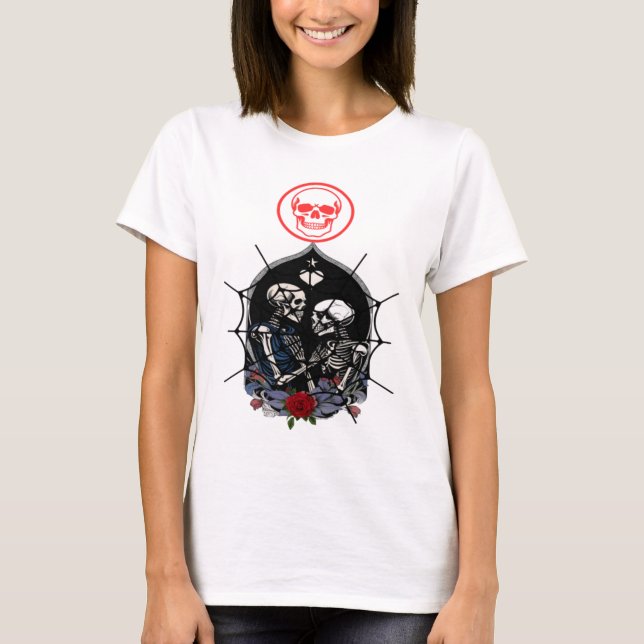 Lover skeleton Gothic  T-Shirt (Front)
