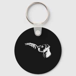 Lover Skeleton Hand Boop Funny Halloween 2023 Labr Key Ring