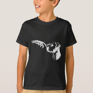 Lover Skeleton Hand Boop Funny Halloween 2023 Labr T-Shirt