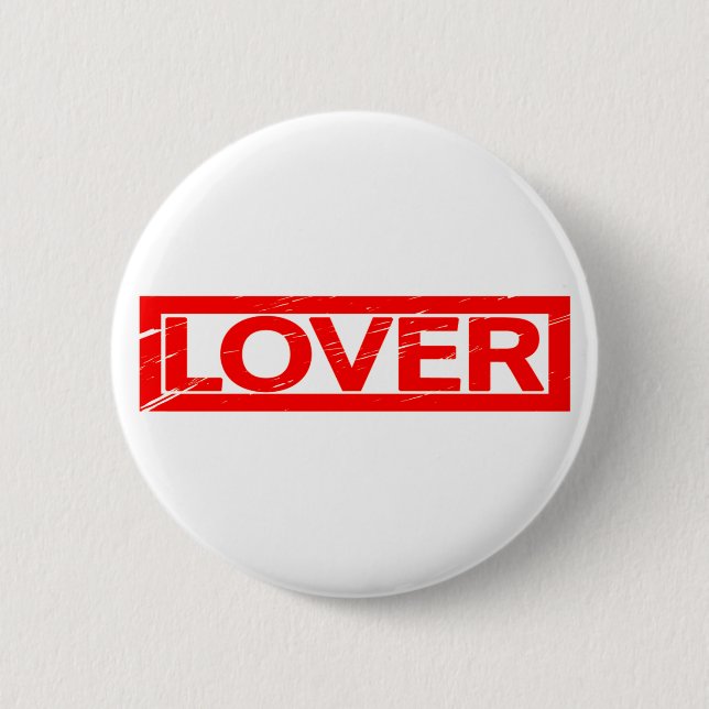 Lover Stamp 6 Cm Round Badge (Front)