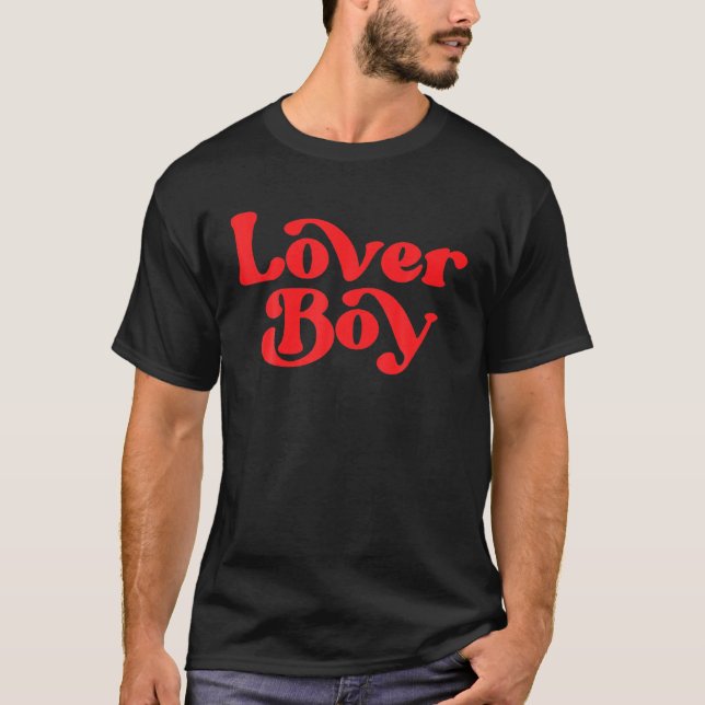 Lover Toddler Boy Kids Baby Boy Valentines Day Tod T-Shirt (Front)