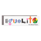 #LoveRespectRepeat Equality Bumper Sticker