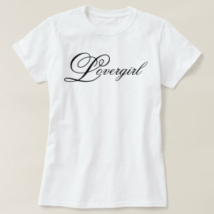 "Lovergirl" pretty sweet angelic aesthetic script T-Shirt