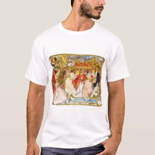 Lovers, Alphonse Mucha T-Shirt