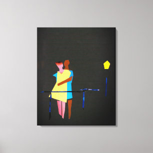 Lovers and Light LOS AMANTES Canvas Print