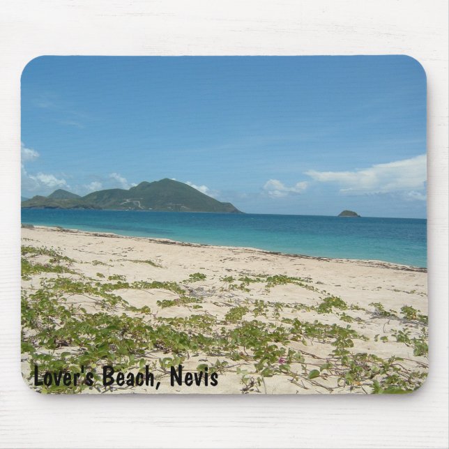 Lover's Beach, Nevis Mouse Pad (Front)