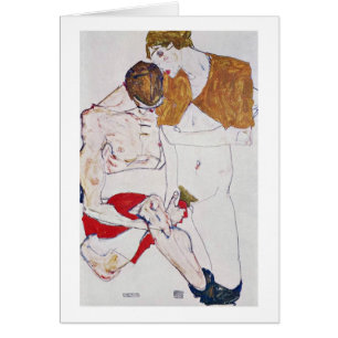 Lovers By Egon Schiele