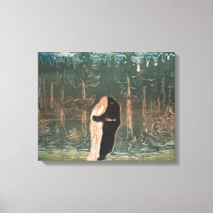 Lovers Canvas Print