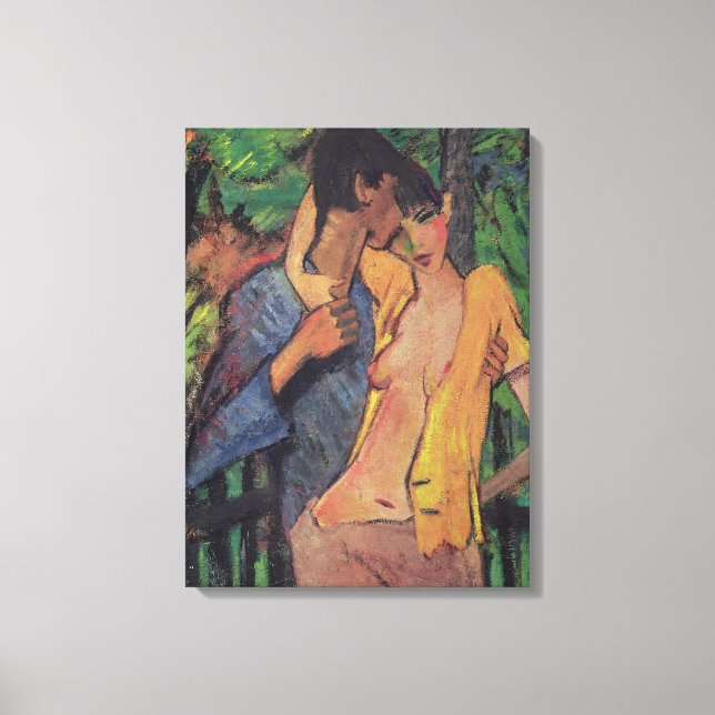 Lovers Canvas Print (Front)