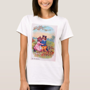 Lovers Cat (Strong Emotion), Louis Wain T-Shirt
