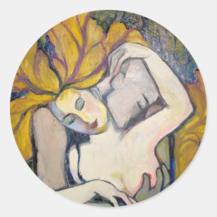 lovers classic round sticker