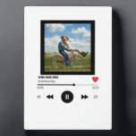 Lovers Custom Personalised Photo Our Song Plaque<br><div class="desc">Lovers Custom Personalised Photo Our Song</div>