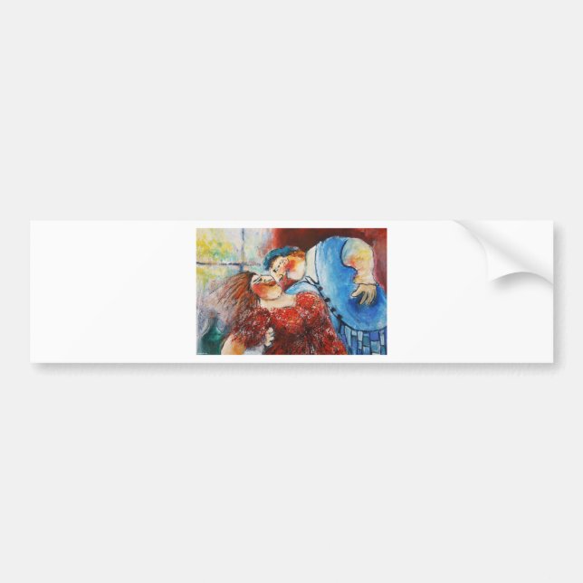 Lovers Dance Bumper Sticker (Front)