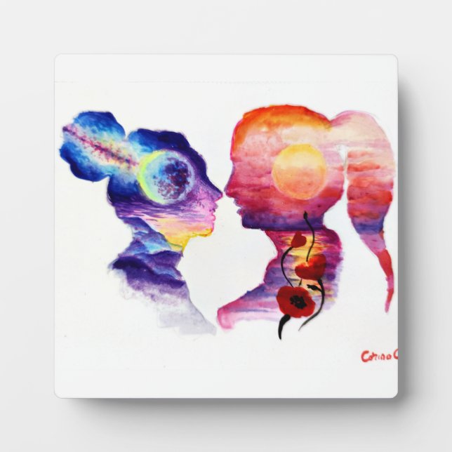 Lovers dreaming   plaque (Front)