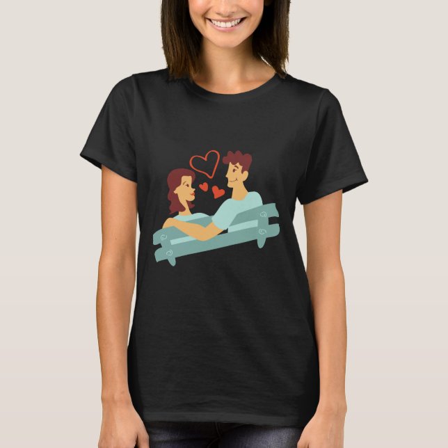 Lovers Embrace  T-Shirt (Front)