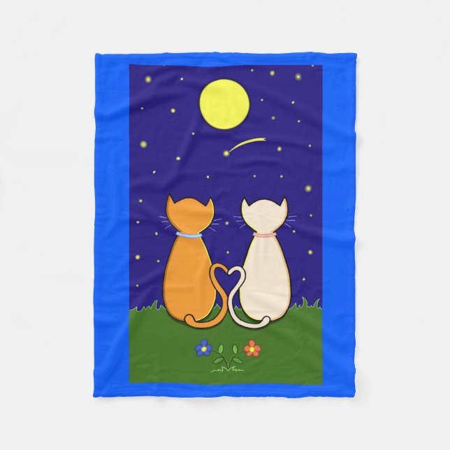 Lovers Fleece Blanket (Front)