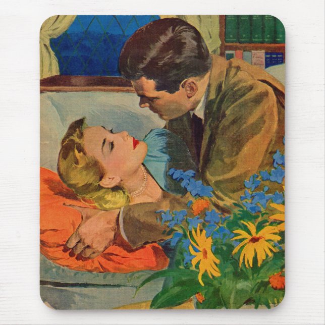 Lovers in Love Mouse Pad (Front)