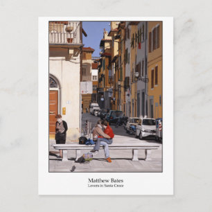 Lovers In Santa Croce Postcard