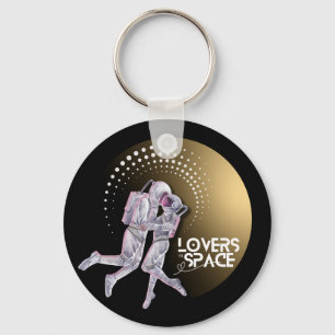 Lovers in Space Key Ring