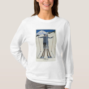 <Lovers in the Snow> by Georges Barbier T-Shirt