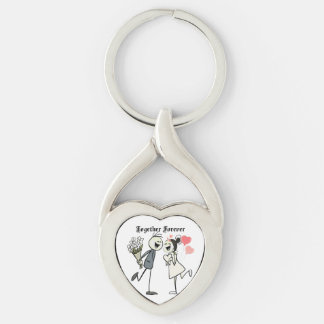 Lovers  key ring