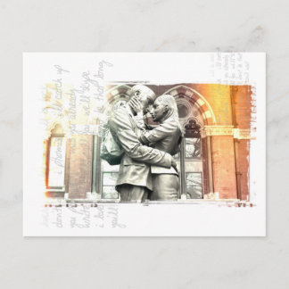 LOVERS "long distance" Postcard