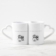 Lovers' mug | Cute Couple Bunny