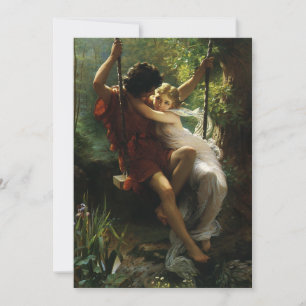 Lovers on a Swing. Spring by Pierre Auguste Cot