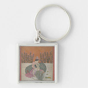 Lovers on a Terrace, Pahari Key Ring