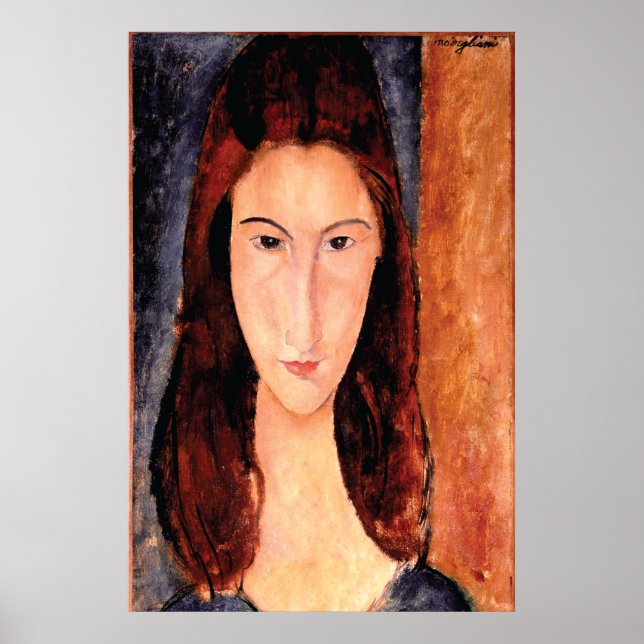 Lover's Portrait by Amedeo Modigliani 1919 Poster (Front)