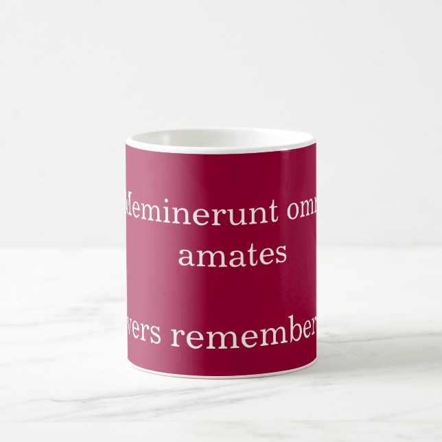 Lovers remember all coffee mug (Center)