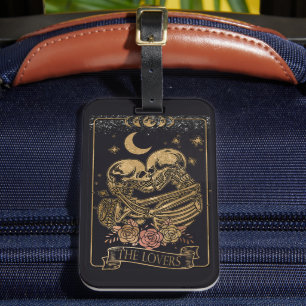 Lovers Tarot Card Luggage Tag