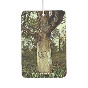 Lovers' Tree Acrylic Print Car Air Freshener