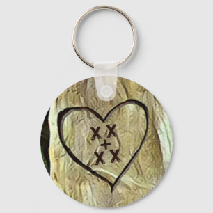Lovers' Tree Key Ring