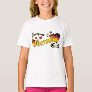 Loves an German Girl Kids T-Shirt