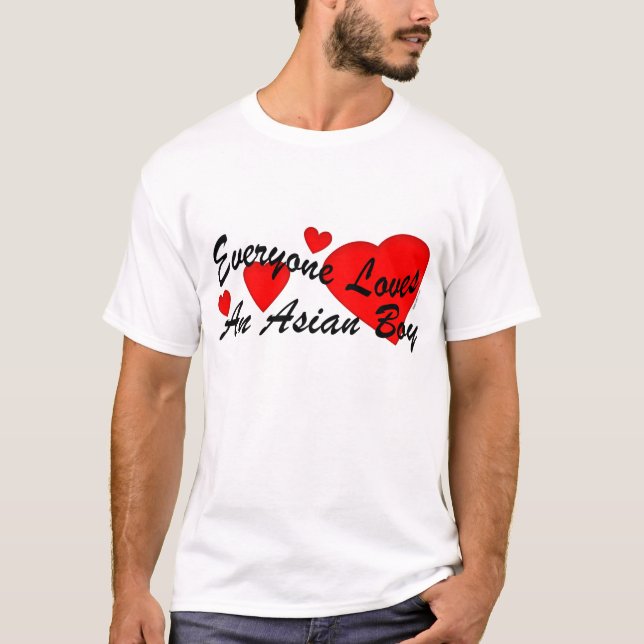Loves Asian Boy T-Shirt (Front)