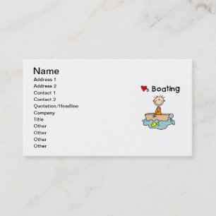Loves Boating Business Card