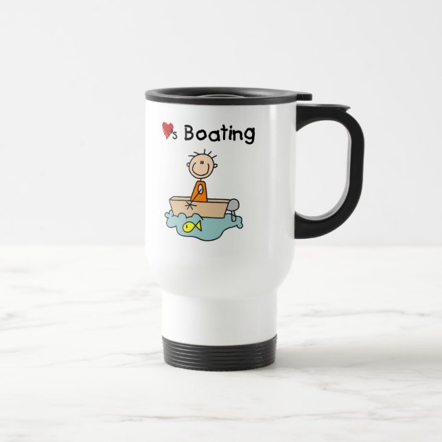 Loves Boating Mug (Right)