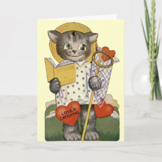 Love's Catching  Valentine's Greeting Card