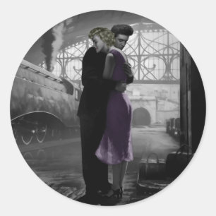 Love's Departure Classic Round Sticker