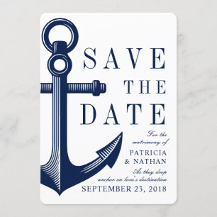 Loves Drops Anchor Save the Date